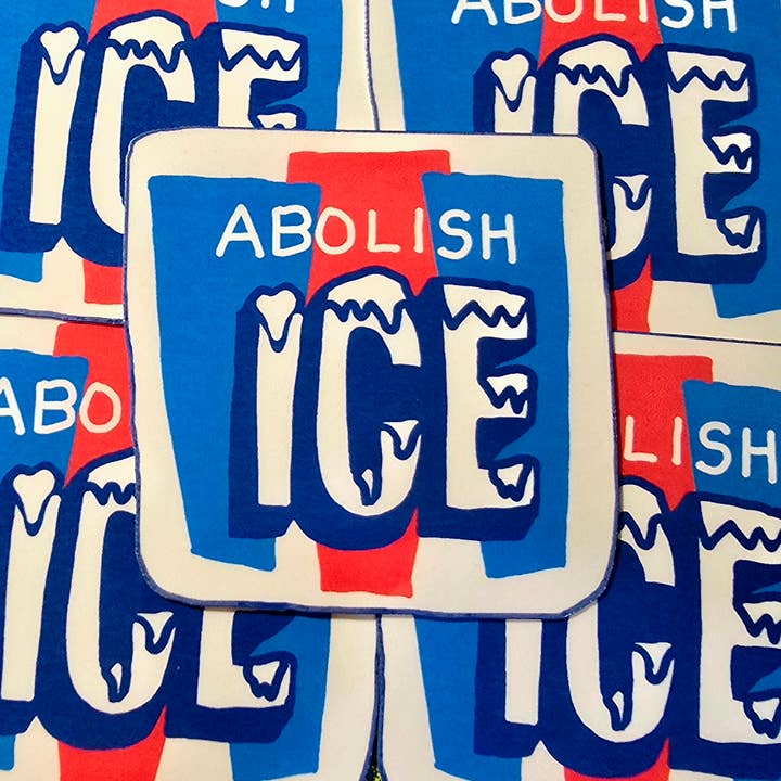 Femmearchist - Wholesale Sticker - Abolish Ice Sticker
