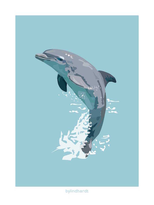 póster Dolphin para venta al por mayor de bylindhardt