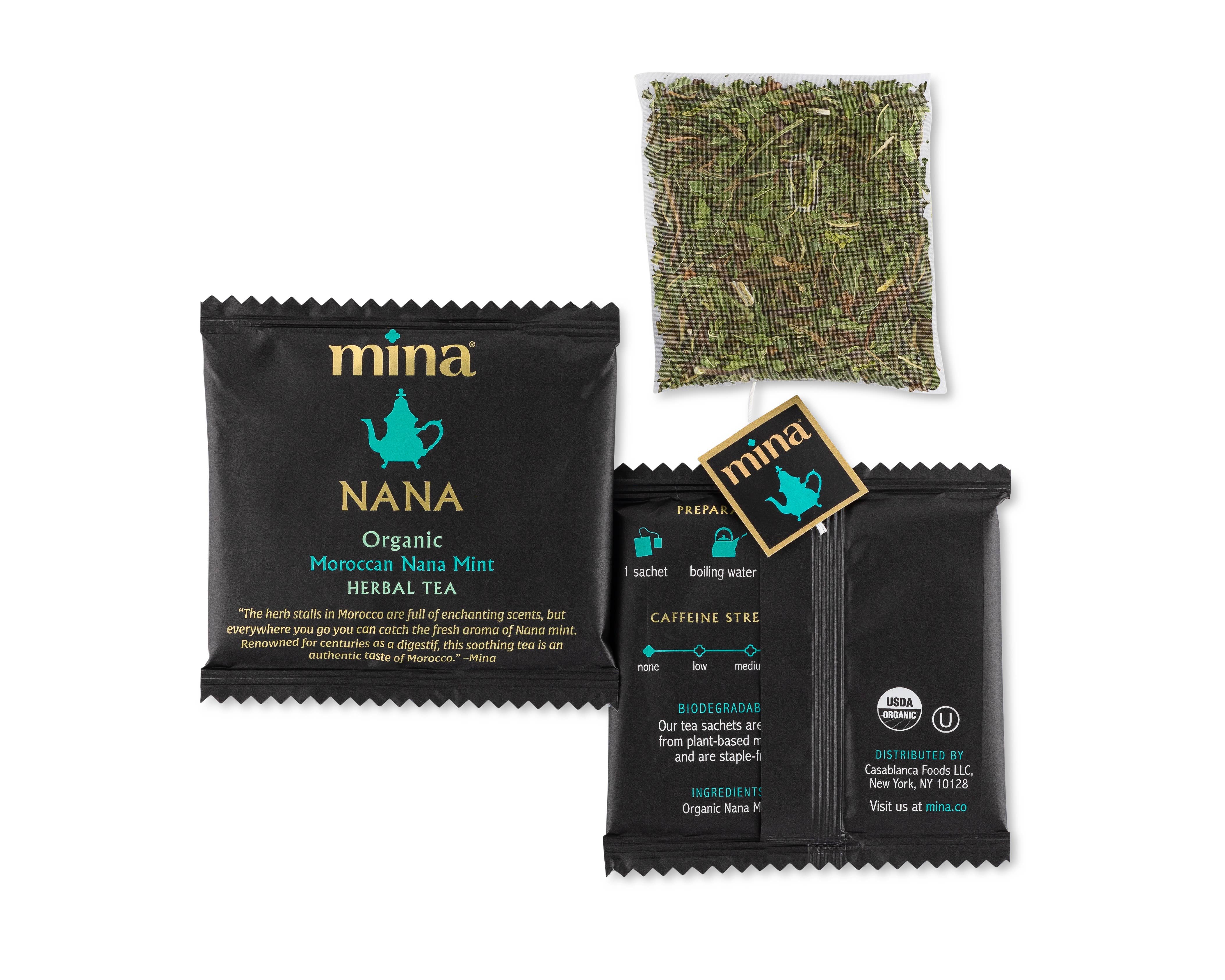 Mina - Wholesale Health/Detox Tea - 15 ct Nana Organic Moroccan Nana Mint Herbal Tea3