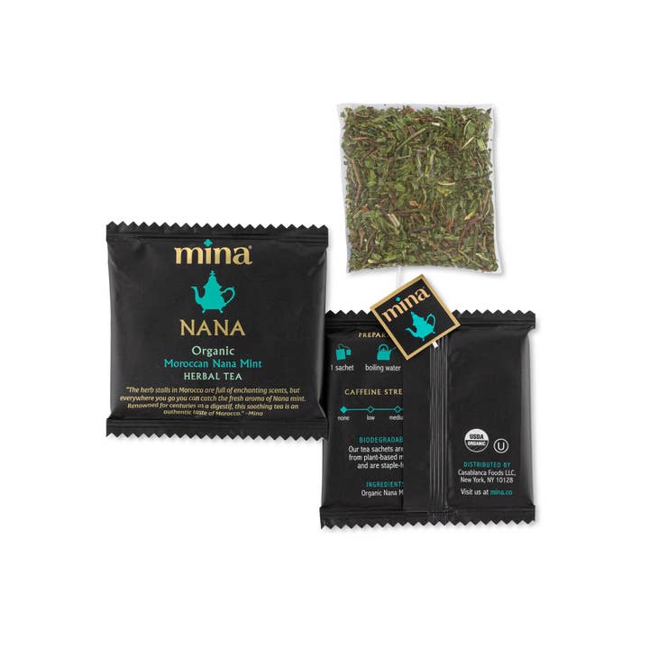 Mina - Wholesale Health/Detox Tea - 15 ct Nana Organic Moroccan Nana Mint Herbal Tea3