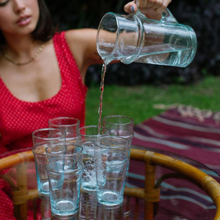 $1.80 SALE Moroccan Crystal Blue Glass (120) and other Purchase Wholesale glass water. Free Returns & Net 60 Terms on Faire trending on Faire.