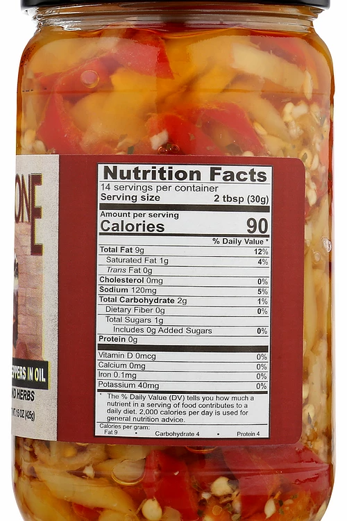 Monteleone Italian Peppers in Oil - Wholesale Pickled Vegetables - Medium Italian Peppers in Oil - 15 oz.4