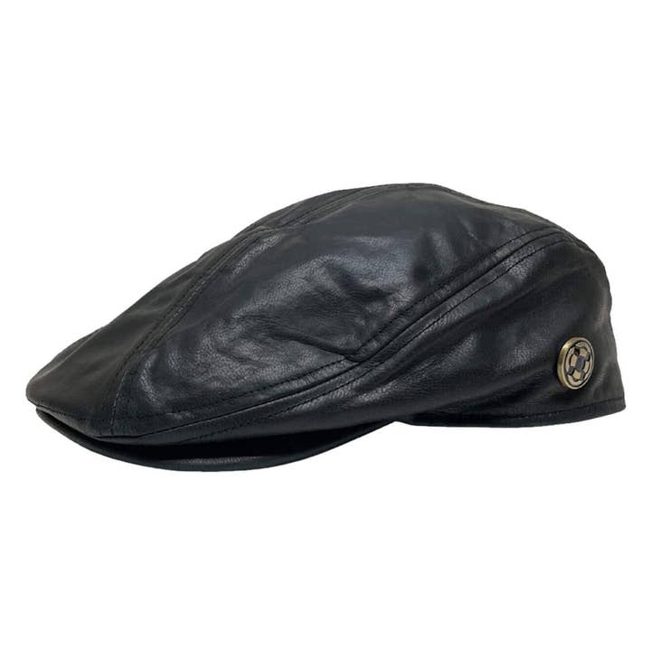 American Hat Makers – wholesale Newsboy/Schoolboy Hat - Unisex – Läder Ivy-keps - Stil Bookie