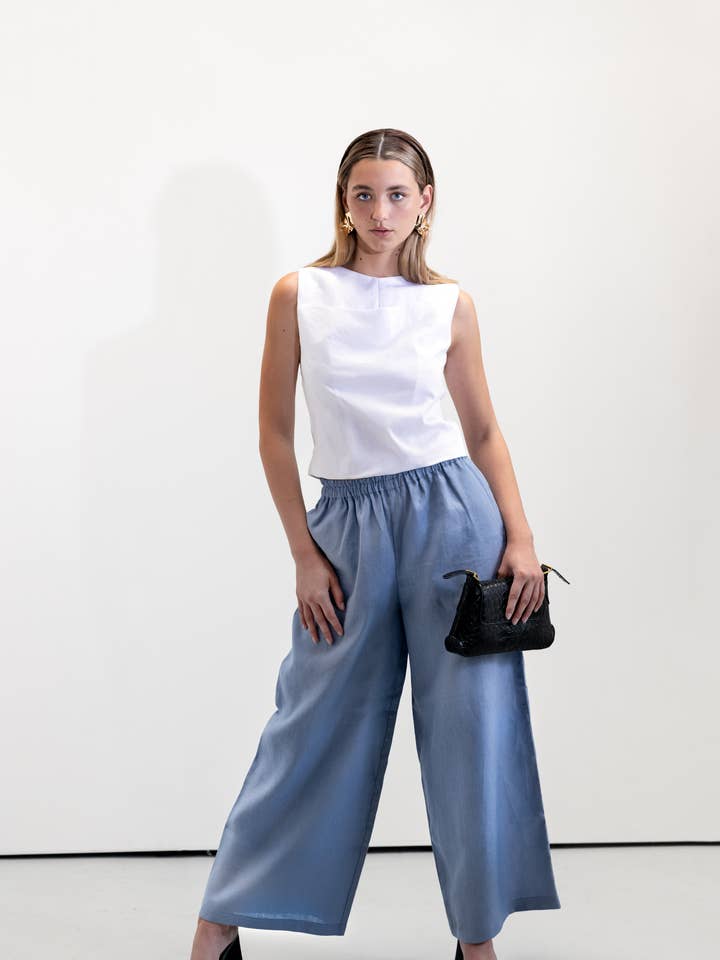 Firmament Wide Leg Trouser for wholesale by VOUS