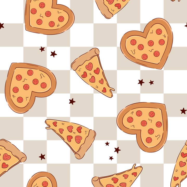 Abito a Ruota a Maniche Lunghe Pizza My Heart per la vendita all'ingrosso da parte di Monkeeroos