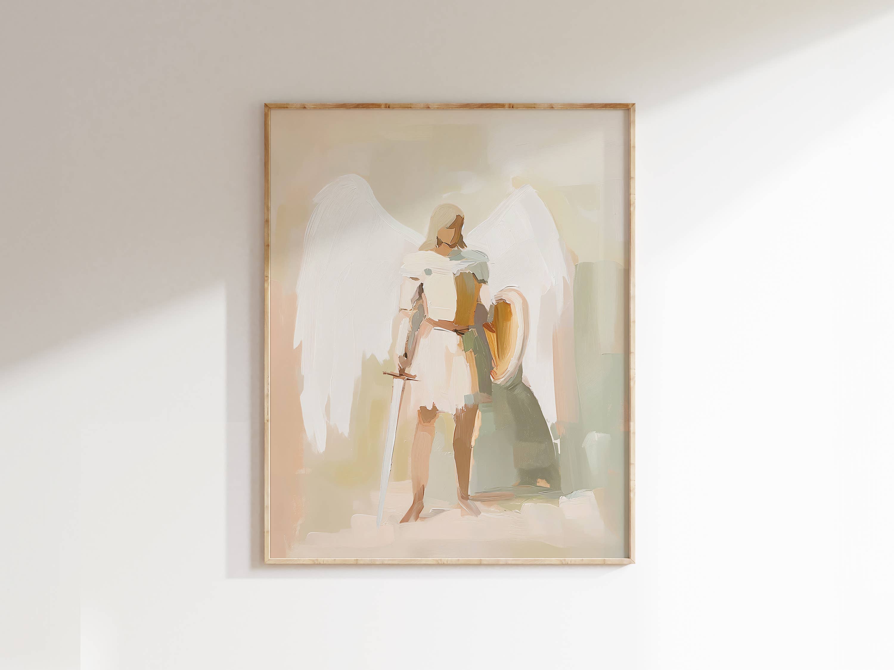 Reap+Sow - Wholesale Art print - St Michael the Archangel modern art print3