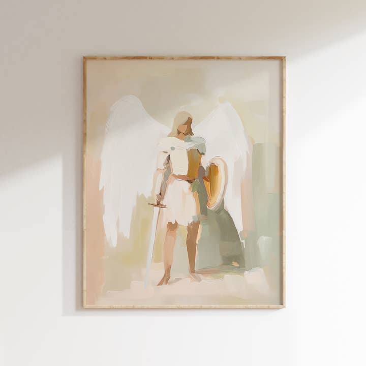 Reap+Sow – wholesale Art print – St Michael the Archangel modern art print3