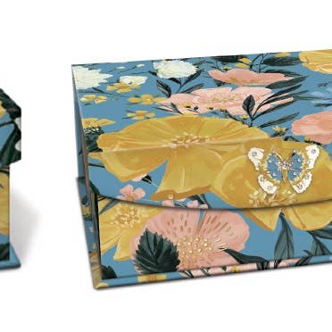 Set mit 3 rechteckigen Rollboxen - Spring Garden für den Großhandel von Maison Royal Garden