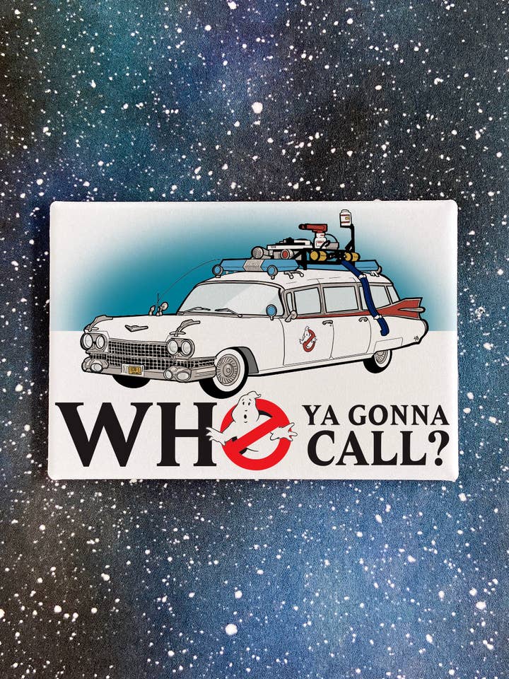 Magnete souvenir Ghostbusters - ECTO1 per la vendita all'ingrosso da parte di The Red Swan Shop