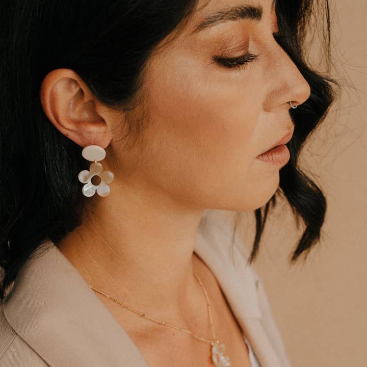 boho flower earrings for wholesale by liebeundso