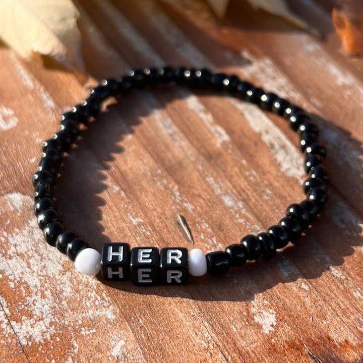 HER Reminder Bracelet for wholesale by Most Radiant Beads LLC