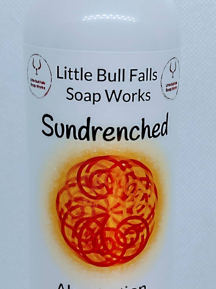 Zonovergoten lotion voor wholesale door Little Bull Falls Soap Works