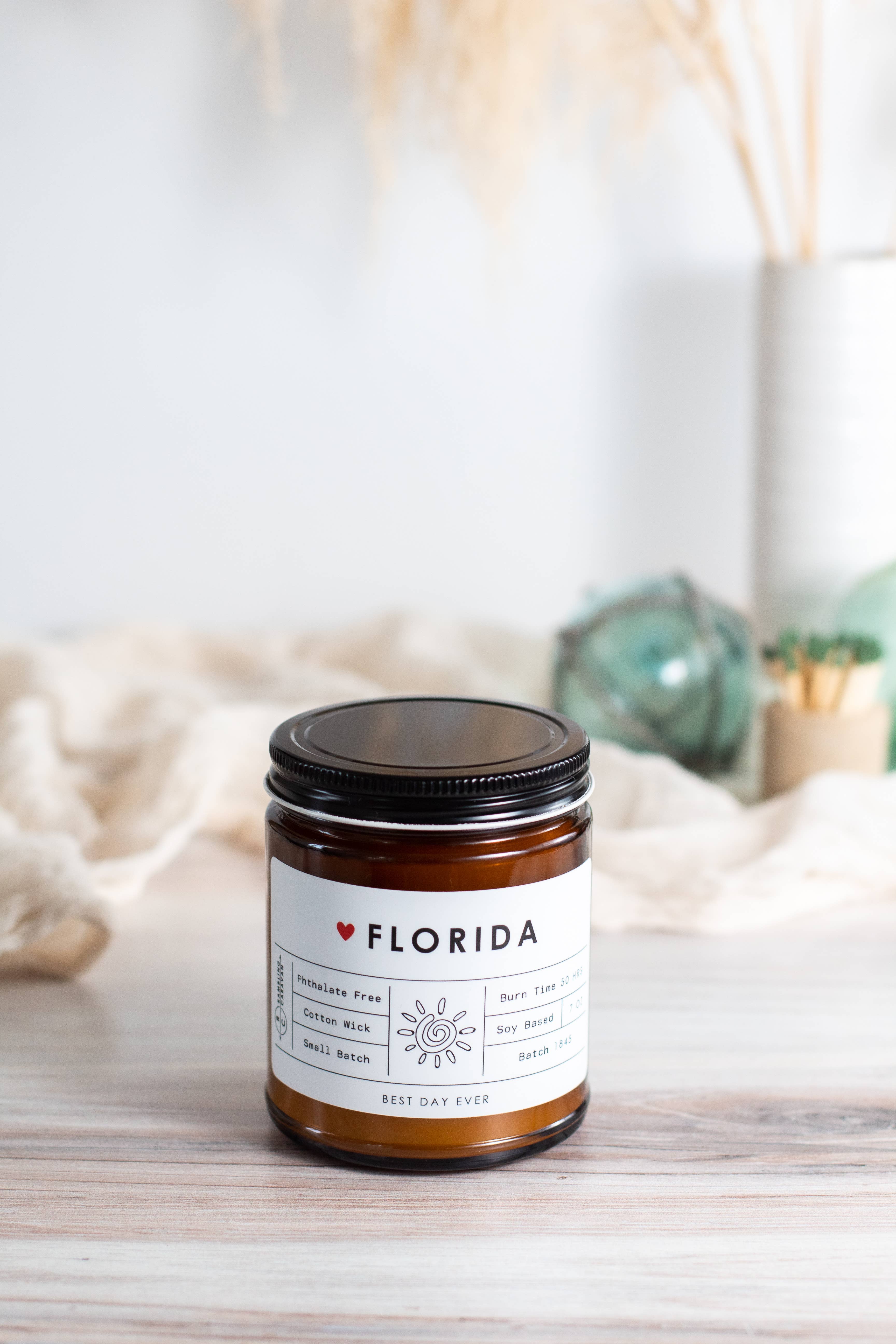 Rambling Caravan - Wholesale Jar/Filled Candle - Florida Candle12