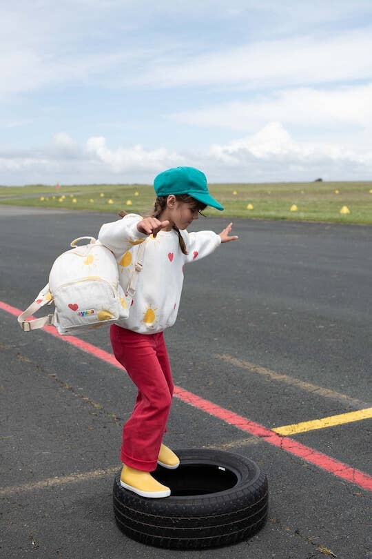 Ayuna - Vendita all'ingrosso Zaino - Bambini - Zaino Leggero per Bambini in Cotone - Sunny Heart3