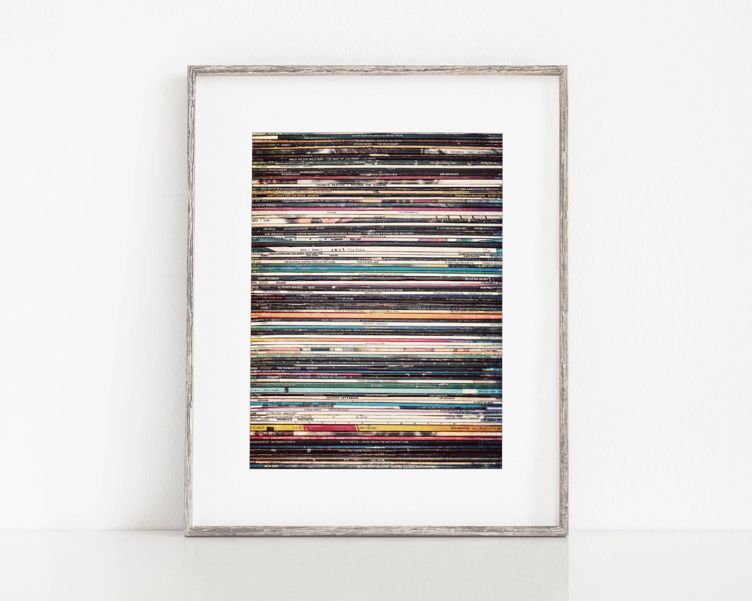 Lisa Russo Fine Art - Wholesale Art Print - Retro 1980s Vintage Vinyl Record Albums Art Print4