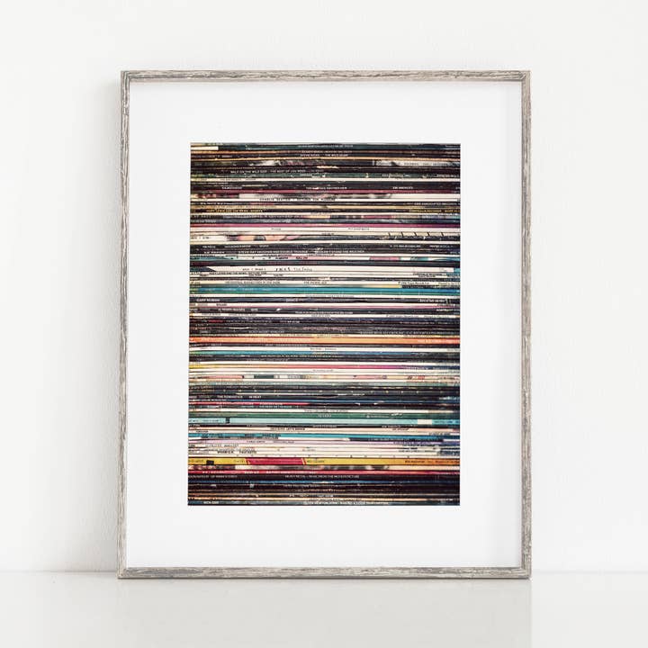 Lisa Russo Fine Art - Wholesale Art Print - Retro 1980s Vintage Vinyl Record Albums Art Print4