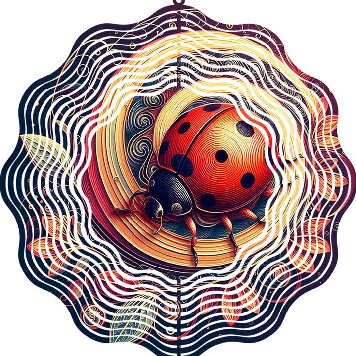 Ladybug Wind Spinner for wholesale by Works of Heart