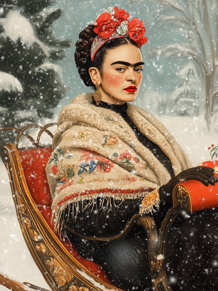 Frida Kahlo: Sleigh | Map | Fripperies for wholesale by Fripperies
