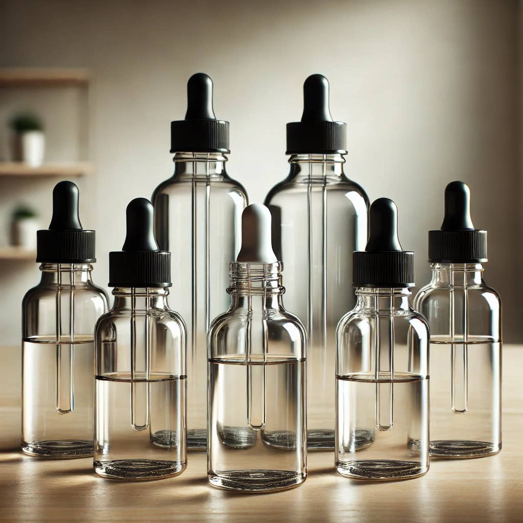 AWGifts Europe - Wholesale Essential Oil Holder - Clear Glass Dropper Bottles -  100ml7