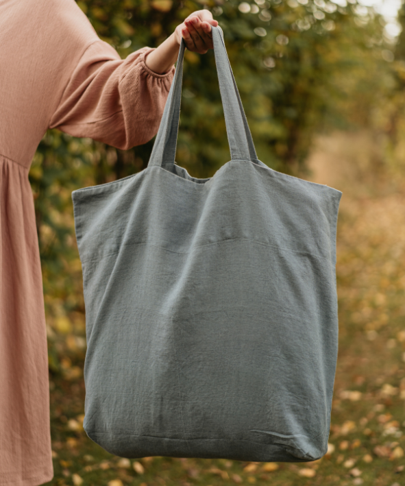 OMOM - Wholesale Tote Bag - Women's - OMOM Large Linen Tote Bag9