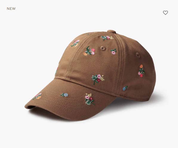 Rifle Paper Co. - Wholesale Baseball Cap - Women's - Ditsy Dahlia Baseball Cap