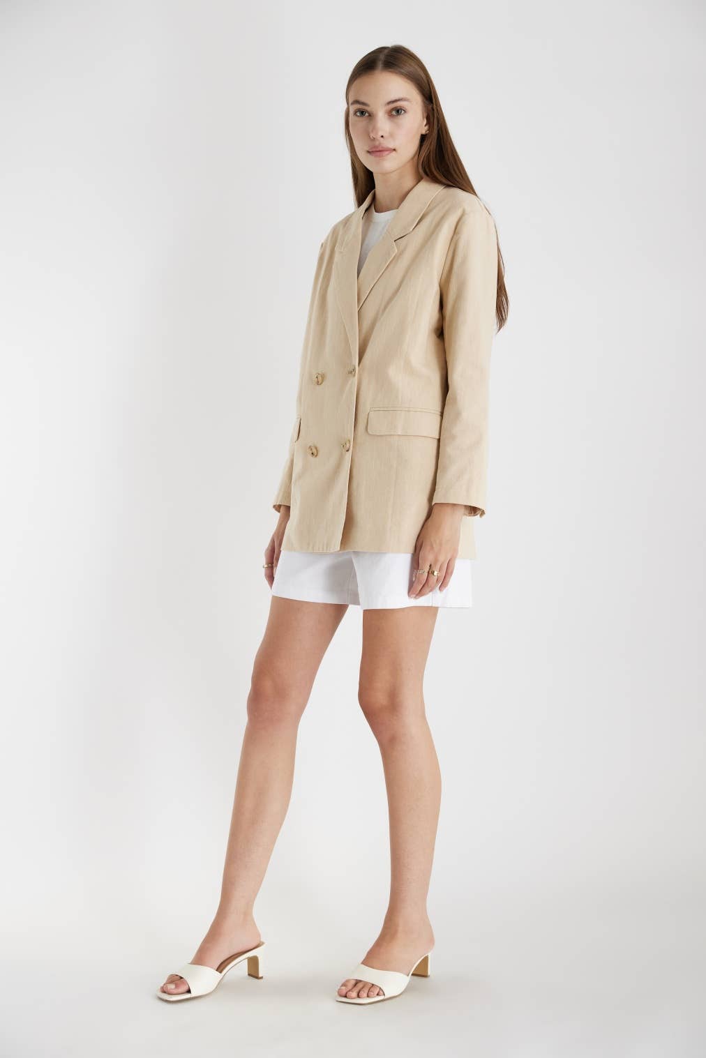 MOD REF - Wholesale Blazer - Women's - The Arla Jacket | Oversized Linen Blazer26