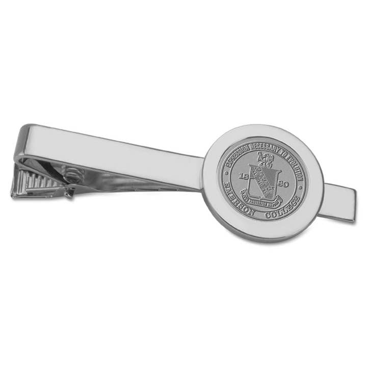 Emerson College Lions Silver Tie Bar for wholesale by Collegiate Gifts and Accessories