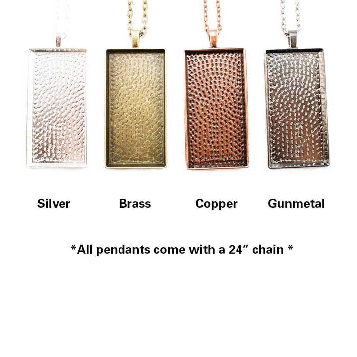 Once Again Sam – wholesale Pendant/charm necklace – Large Cameo Pendant - Paint Brush