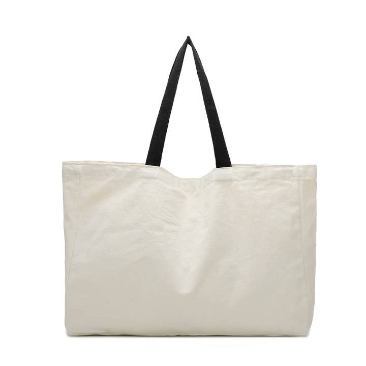 INES DELAURE - Wholesale Tote Bag - Women's - White Virgo tote bag1