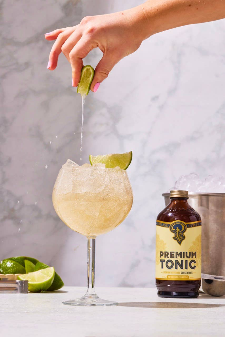 Portland Syrups - Wholesale Cocktail Mix/Syrup - Premium Tonic Syrup 64oz - cocktail / mocktail drink mixer1