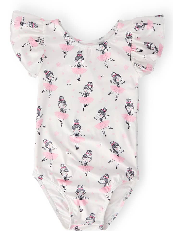 Mila & Rose - Wholesale Leotard - Kids - Ballerina S/S Flutter Sleeve Leotard0