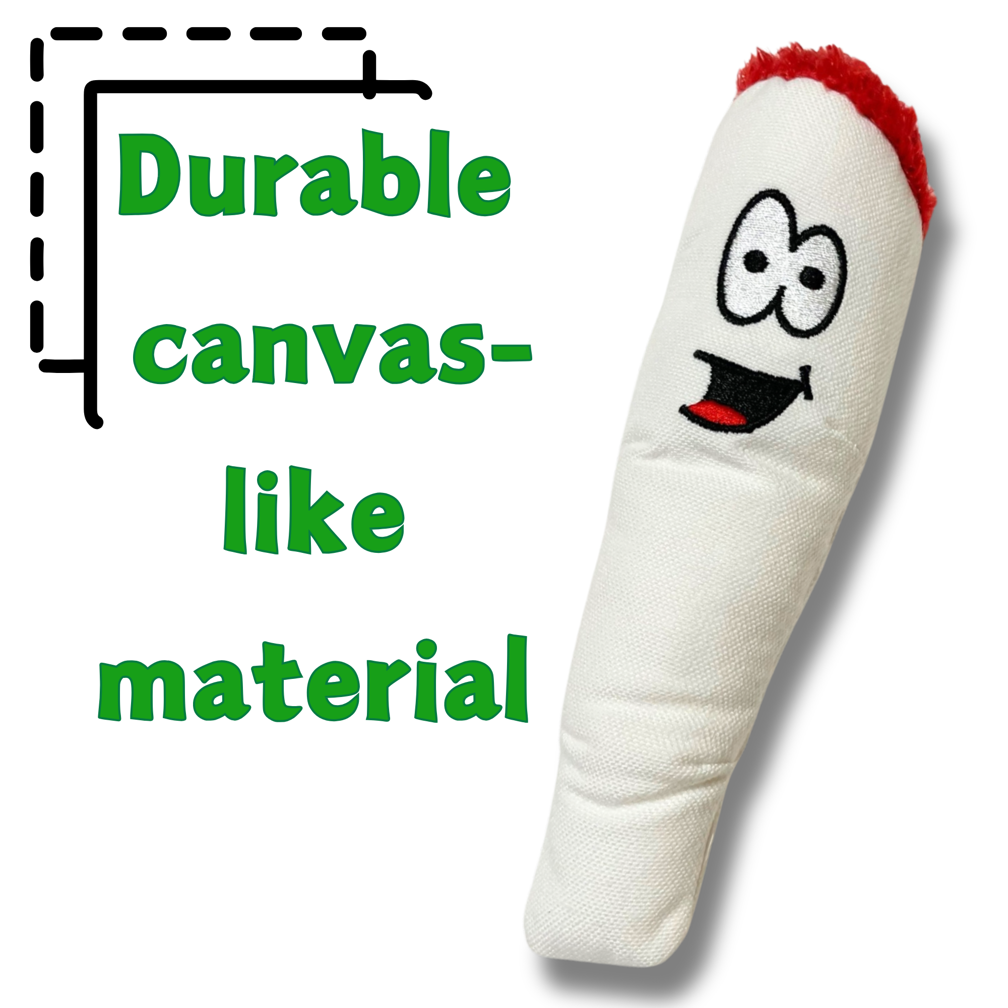 PAW:20 - Wholesale Pet Squeaky Toy - Dog - Jay the Joint, Parody Plush Squeaker Dog Toy6