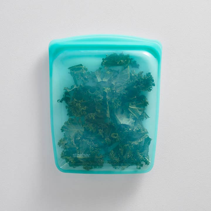 Stasher - Wholesale Food Storage Wrap/Bag - Half Gallon: Aqua4