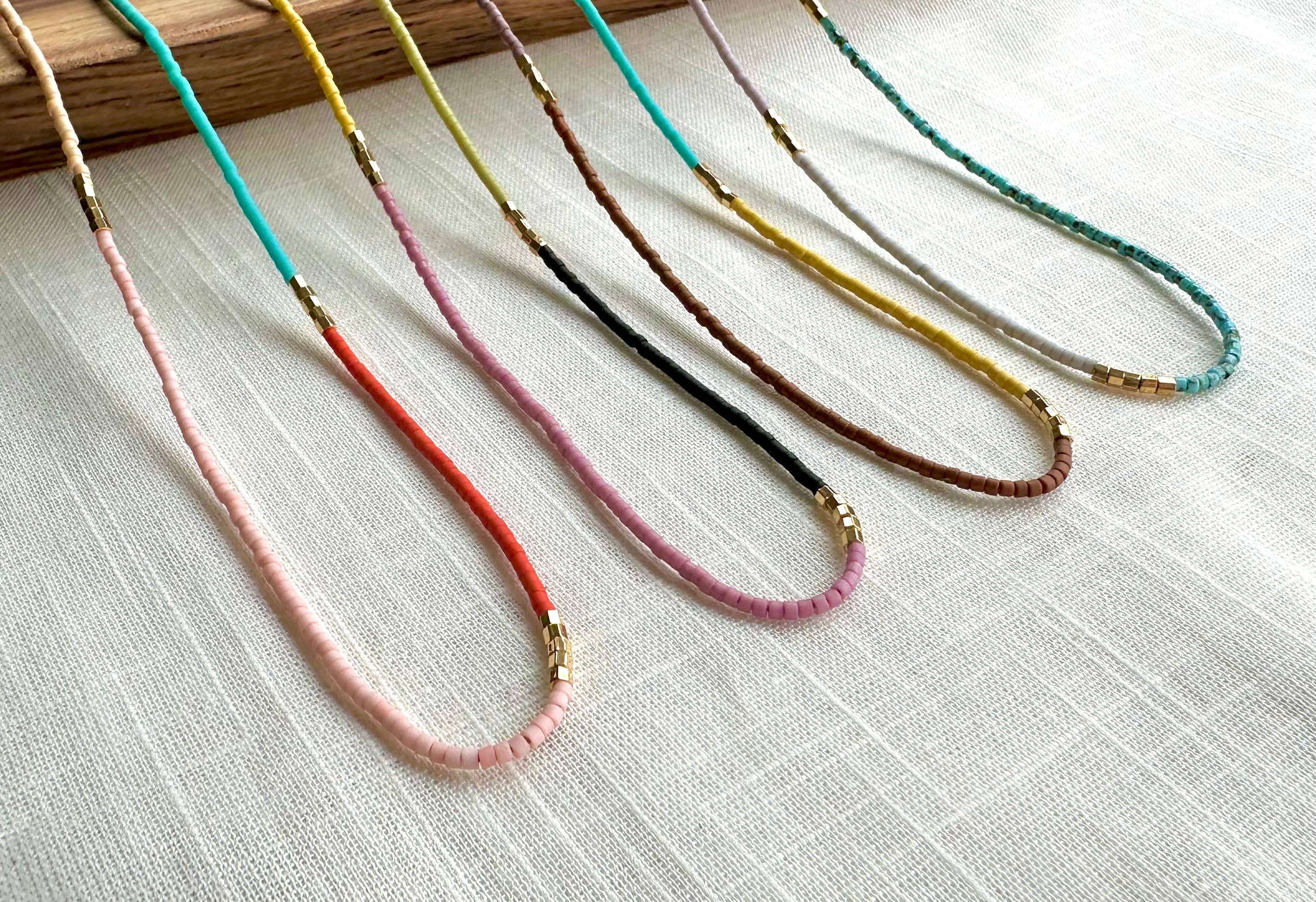 Ocean Breakup - Wholesale Beaded/Pearl Necklace - Cassis Beaded Necklace10