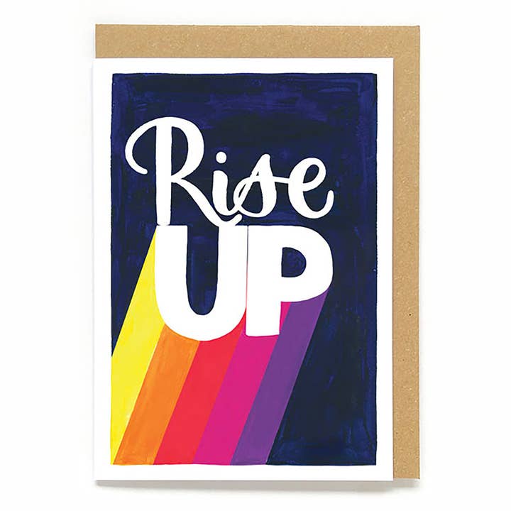 Empowering Women card: Rise up for wholesale by Now Then, Sunshine!