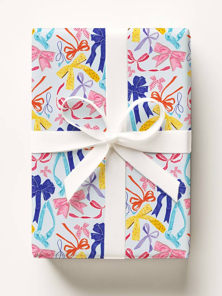 Pretty Bows Gift Wrap for wholesale by La Plante Carnivore