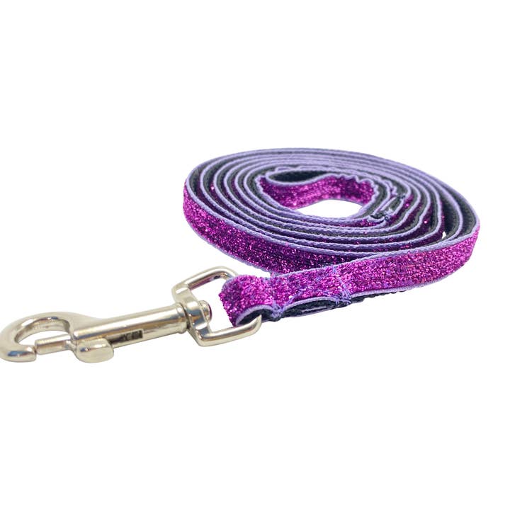 Purple Sparkle Dog Leash for wholesale on Faire