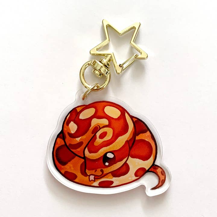 Ciondolo portachiavi a forma di serpente per la vendita all'ingrosso da parte di ShinePaw Design