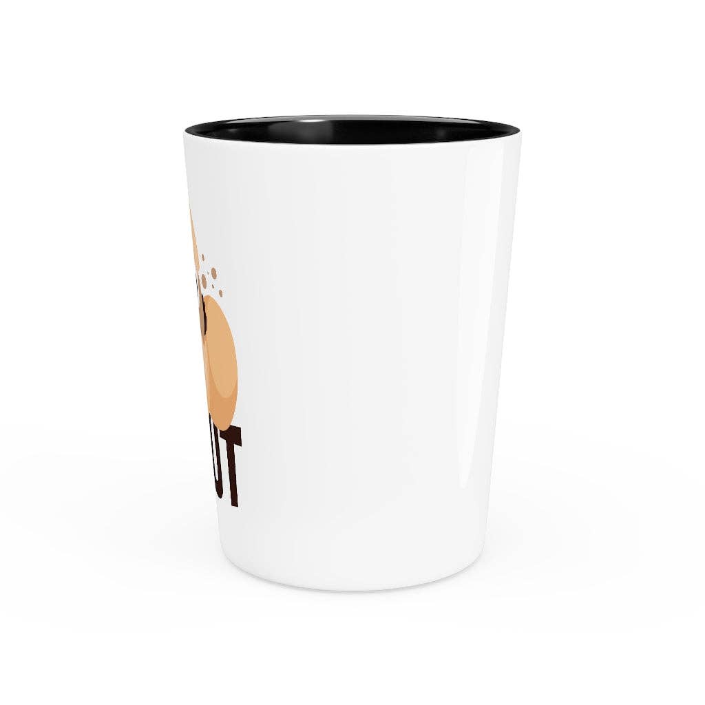 Black Shot Glass Party Ceramic Tequila    Funny Prideful Filipino Balut Illustration Women Men Pinoy Humorous Distinctive for wholesale on Faire2