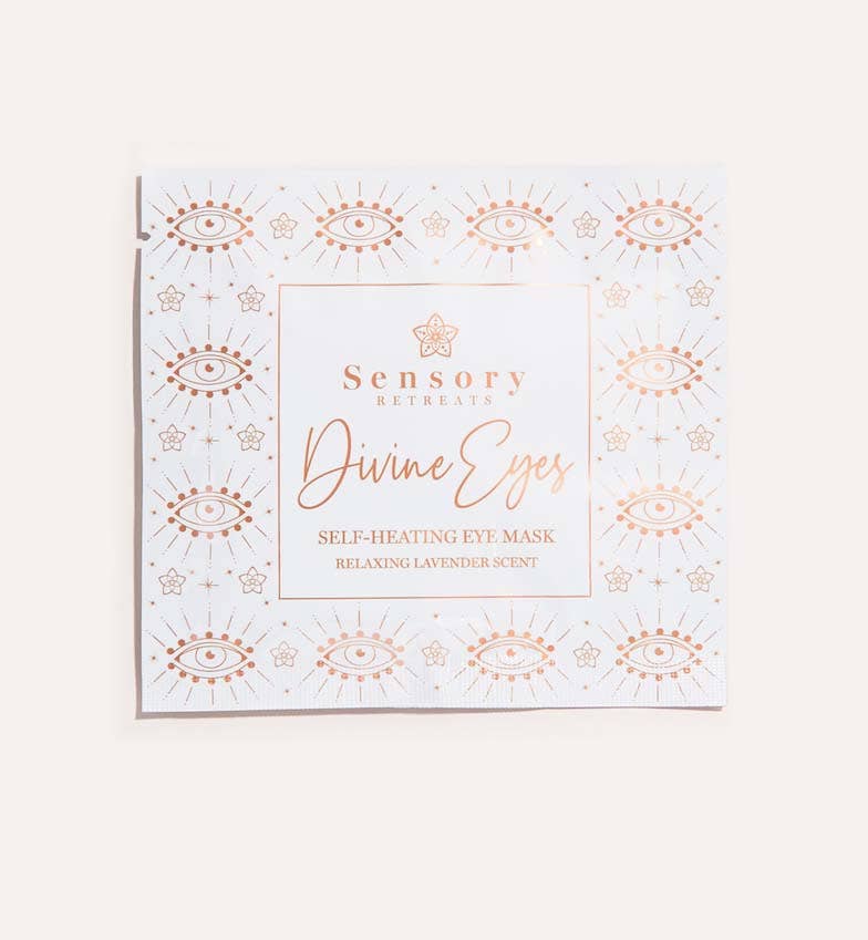 Sensory Retreats – wholesale Sleep/eye mask – 50 Sensory Retreats Divine Eyes Self Heating Eye Masks1