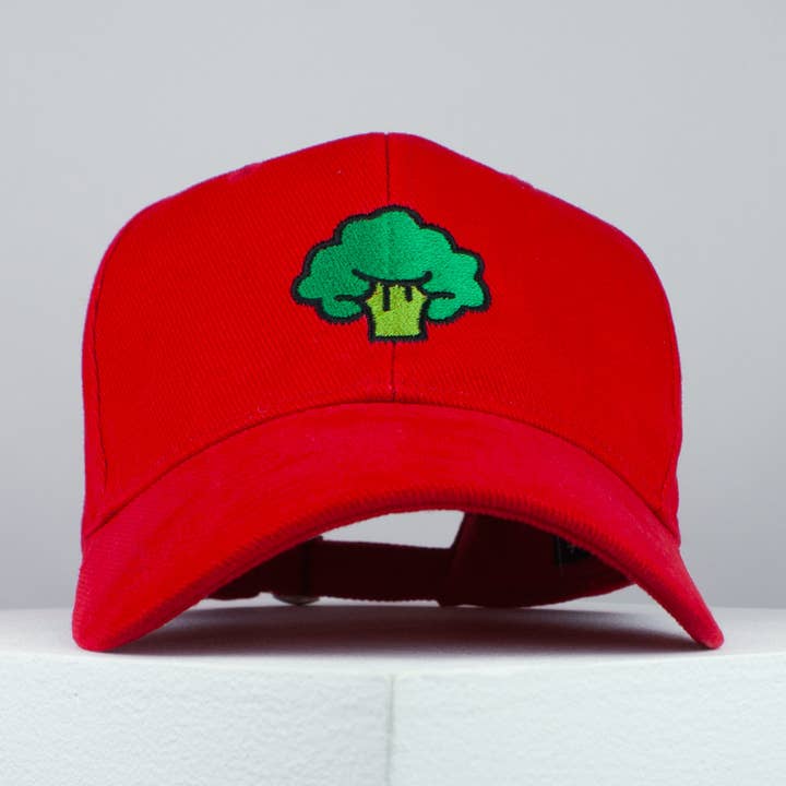 Broccoli Baseballmütze für den Großhandel von Hatty Hats Embroidery