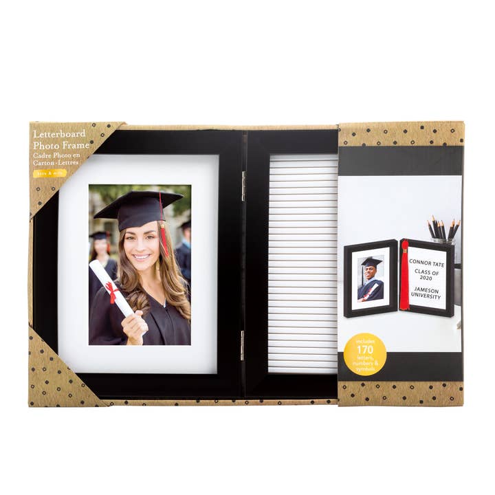 Kate & Milo - Wholesale Picture Frame - Graduation Tassel Letterboard Photo Frame, Graduation Gifts