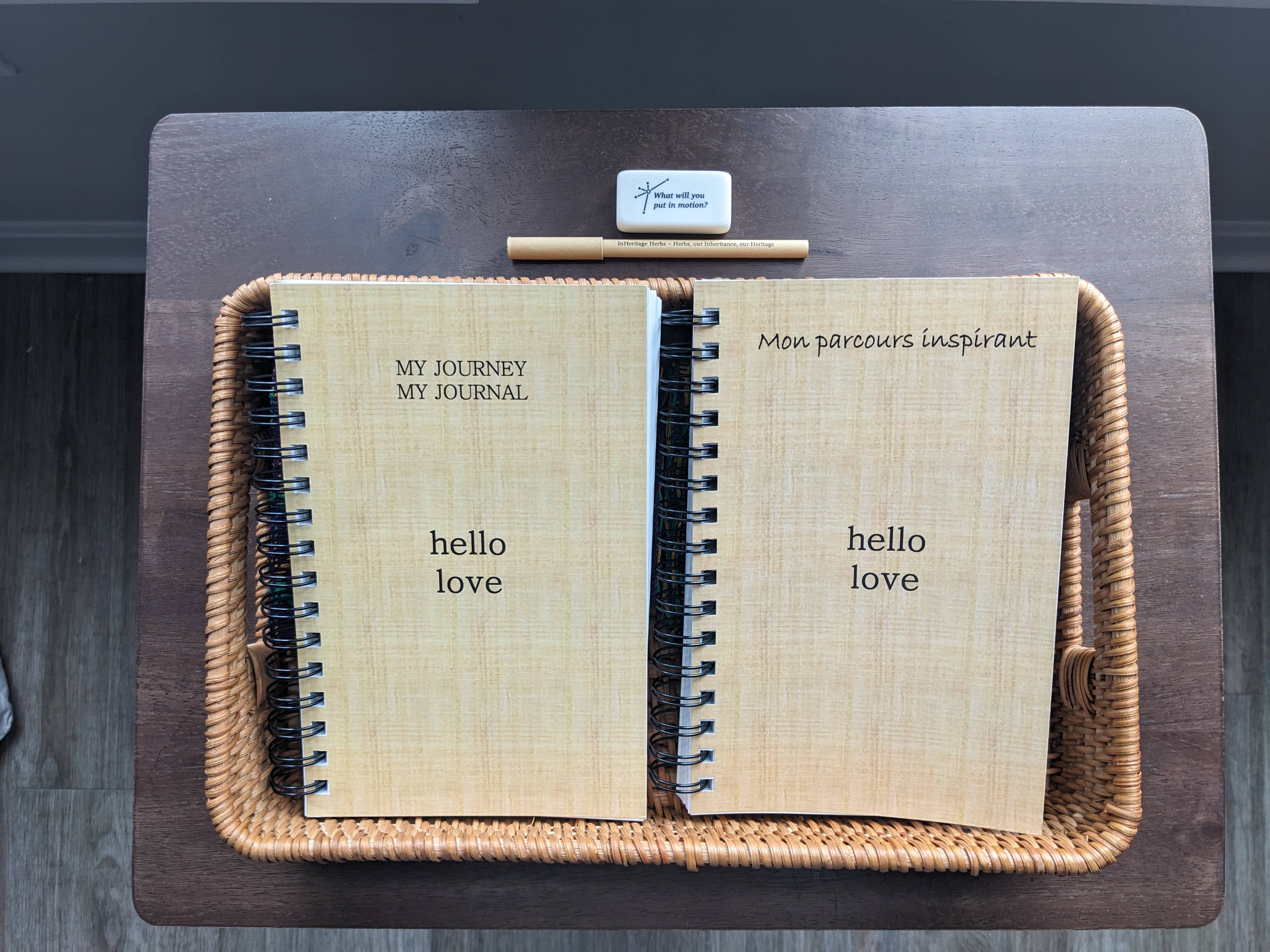 HCJunction and InHeritage Herbs - Wholesale Retailer Display - Paper & Novelty - 90day Journey Journal & Planner: Hello Darling Cover