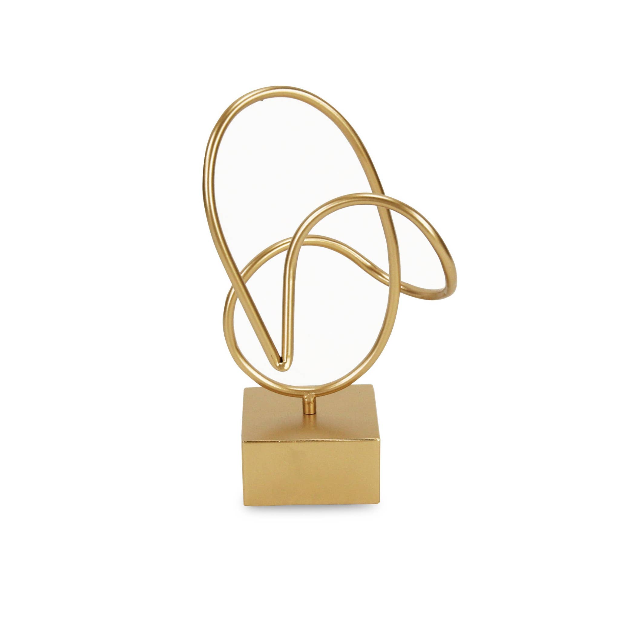 HomeRoots – wholesale Skulptur – 12 ”guldmetall handmålad skulptur0