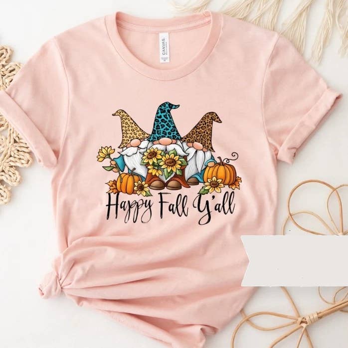 Happy Herbst, Zwergen-Kürbis-T-Shirt für den Großhandel von Ashton Grove Ltd Co