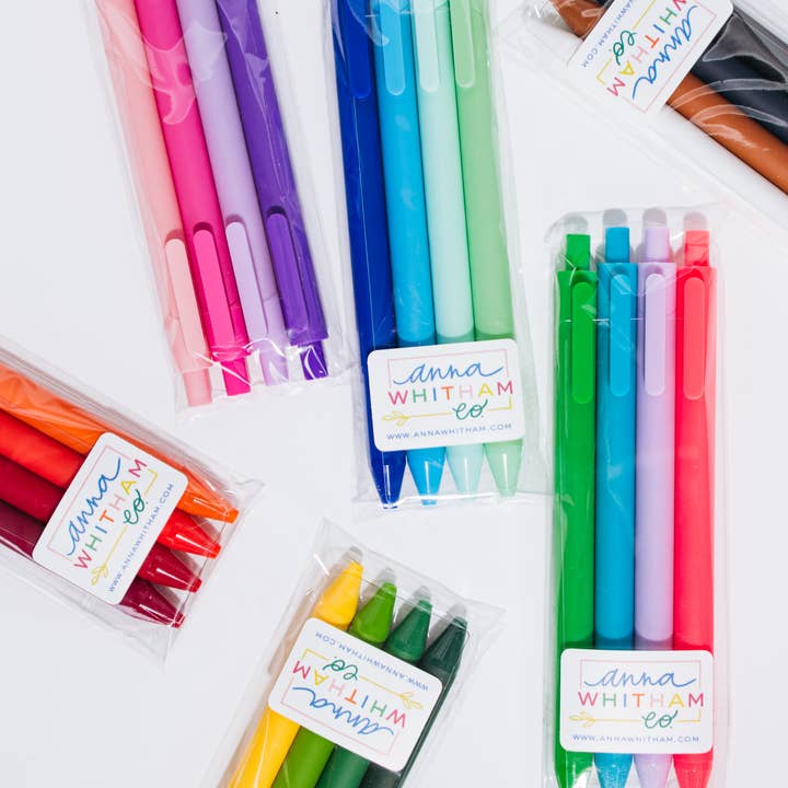 Anna Whitham Co. - Wholesale Pen - Blue Brigade Gel Pen Collection1