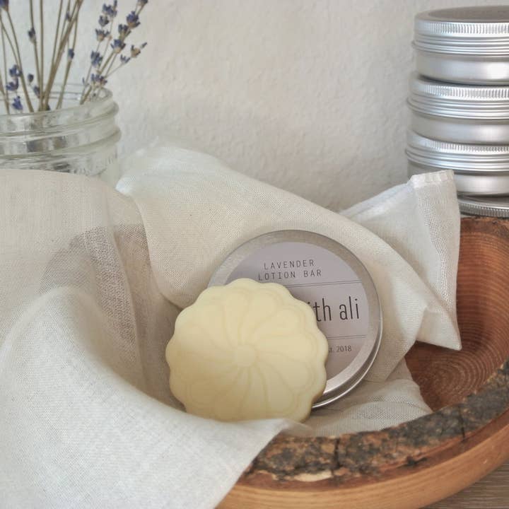 Lavender Lotion Bar for wholesale by the stinging nettle apothecary