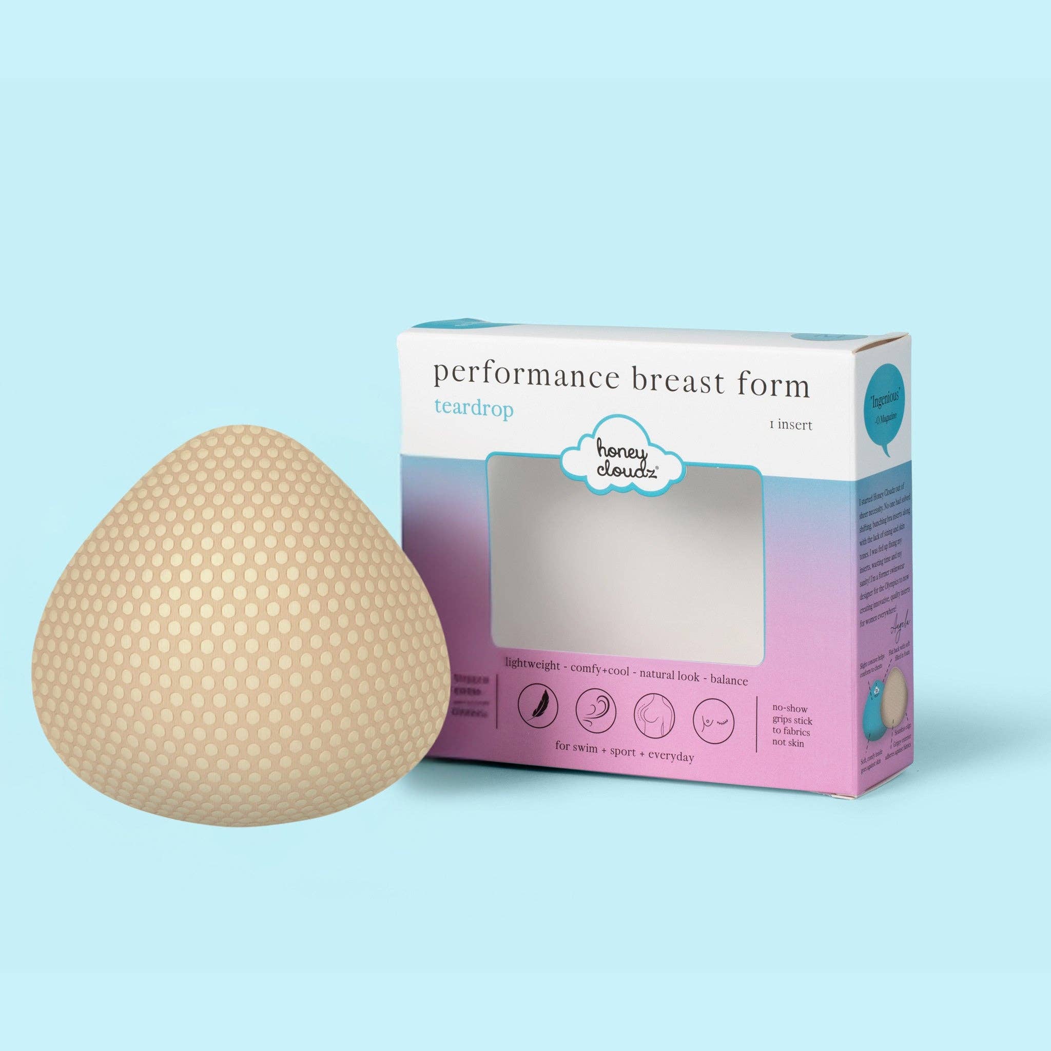 Honey Cloudz - Wholesale Bra Inserts - Women's - Teardrop Breast Form – Post-Mastectomy1