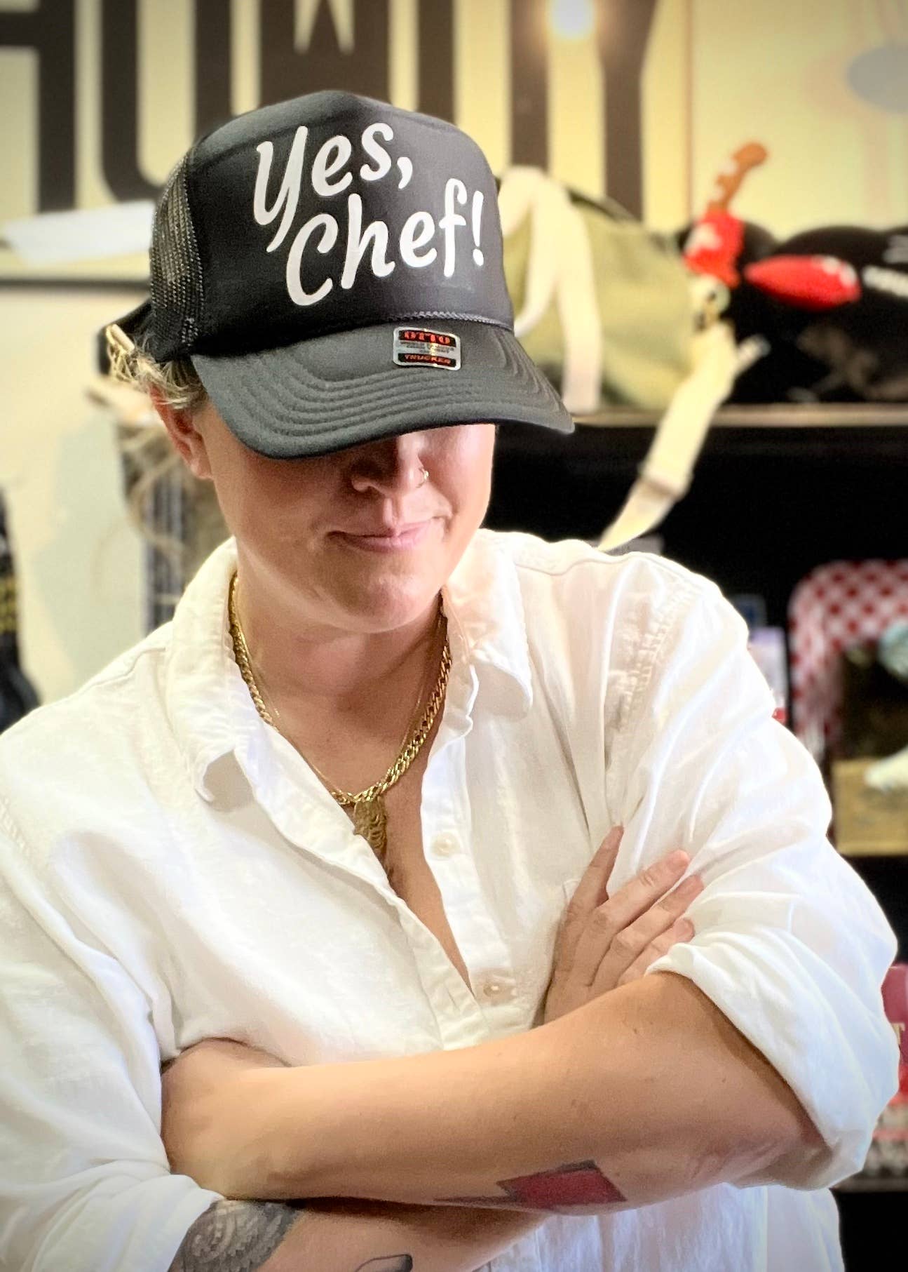 Le Monkey House - Wholesale Trucker Hat - Unisex - Yes Chef Trucker Hat