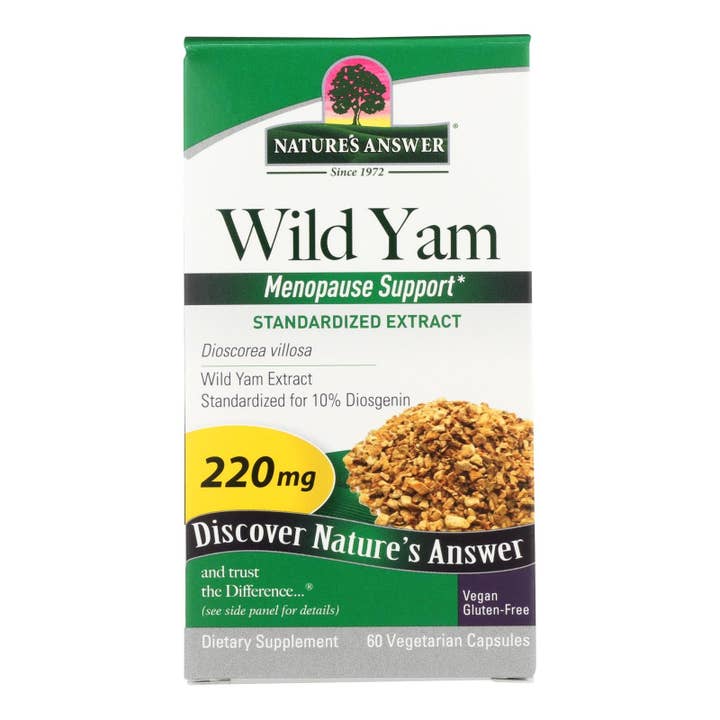 Nature's Answer Wild Yam Root - 60 Veggie Capsules for wholesale by Everyday Supply Co
